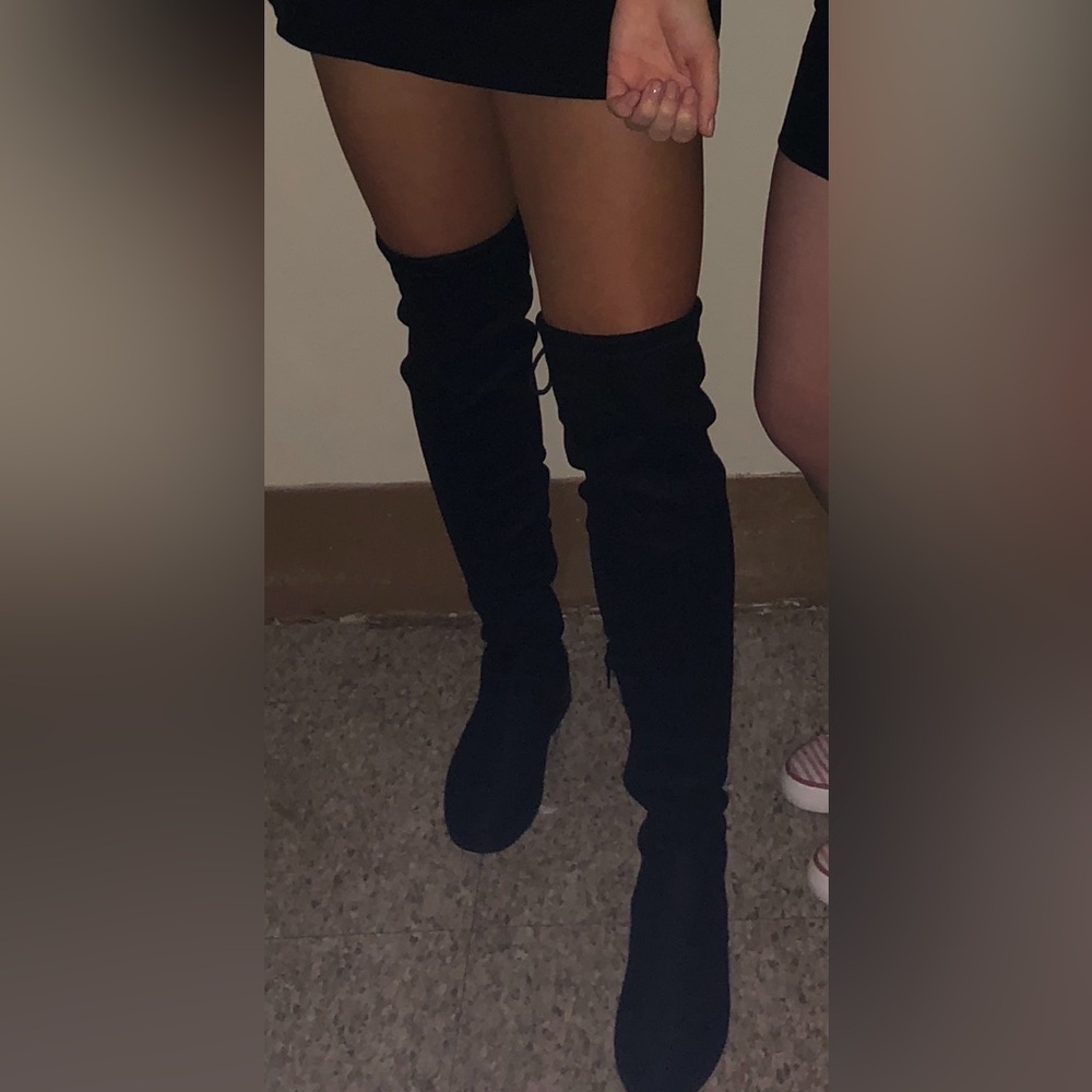 Black Over-the-Knee Boots